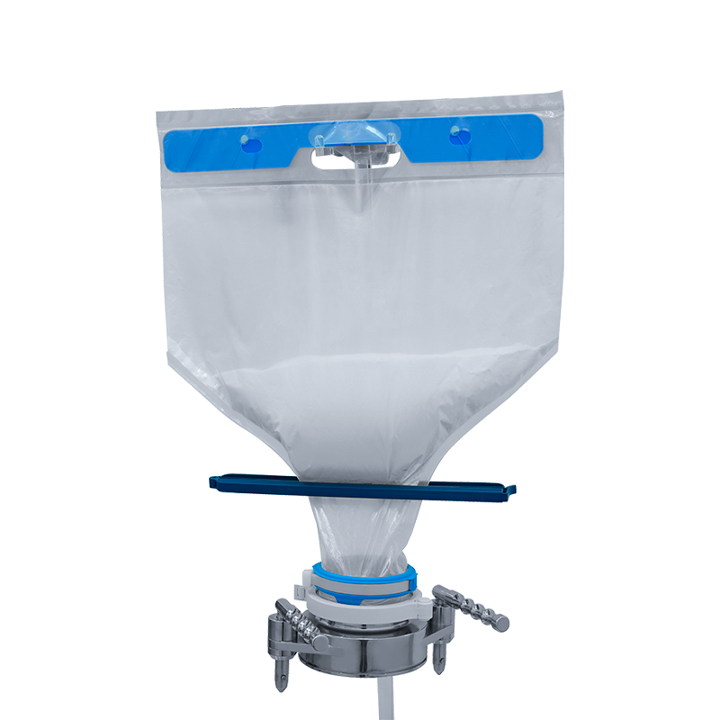 Sac de transport/stockage/alimentation de poudre stérile jetable